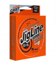Шнур JigLine Super Cast 0.14 мм, 11 кг, 100м