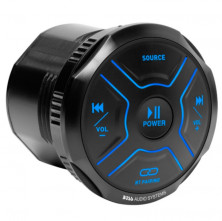 Магнитола Boss Audio MGR250B, круглая, USB/AUX/Bluetooth (4х60W), без дисплея